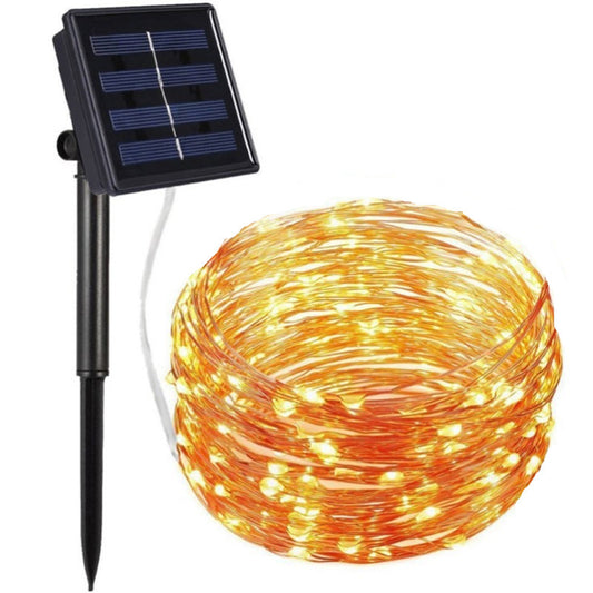LED Solar Copper Light Strings Outdoor Waterproof (100 200
