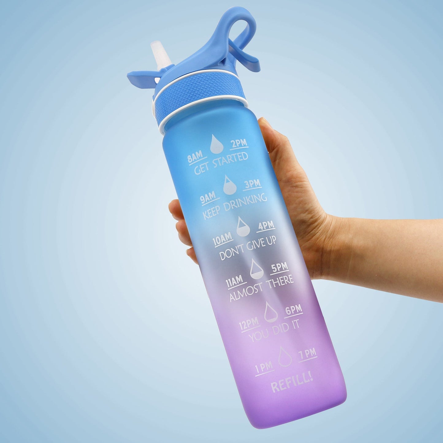1000ml SprayDrink Water Bottle